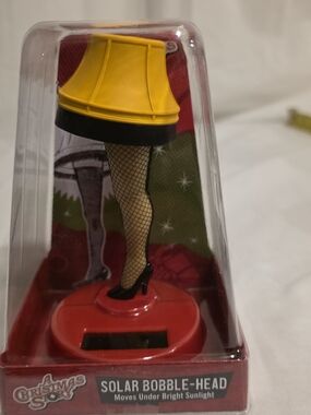 A Christmas Story Leg La.p Solar Bobble Head Bobbler Holiday Christmas Nostalgia